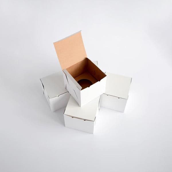 White Kraft Boxes view 1