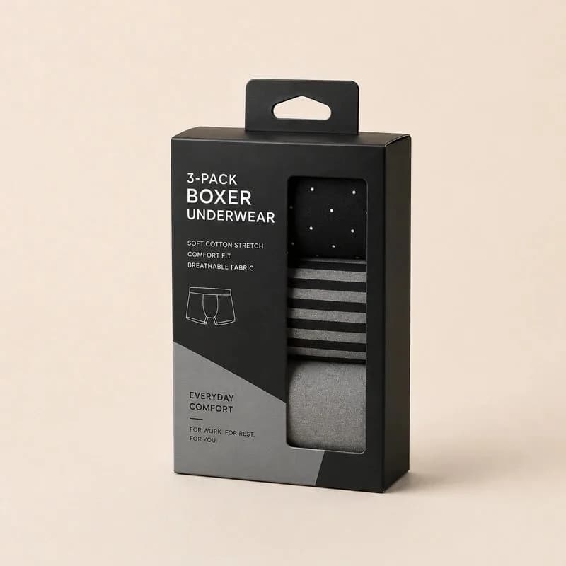 Customize Underwear Packaging Customize Underwear Packaging