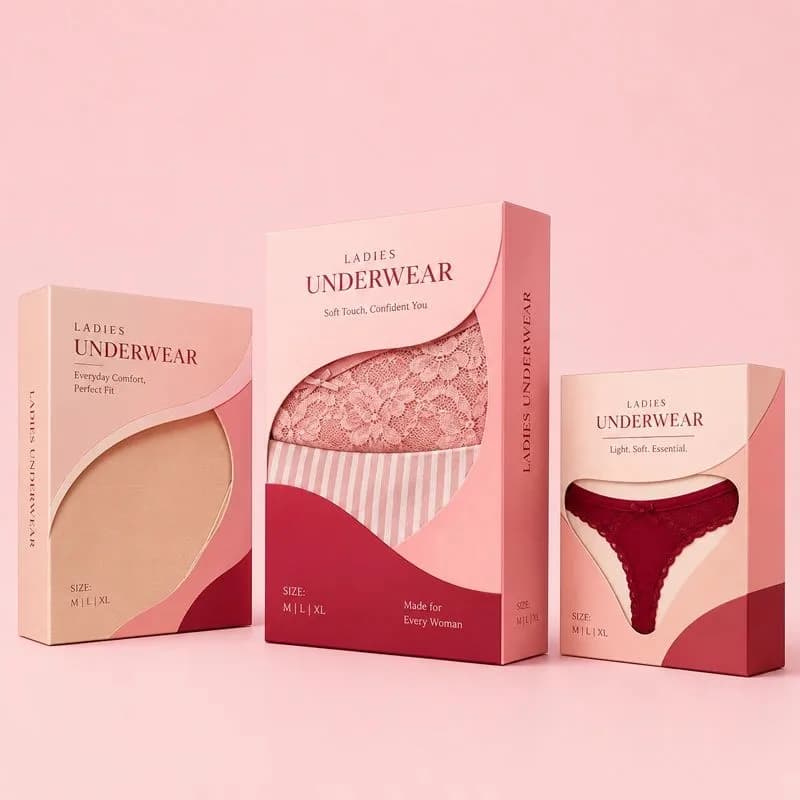 Underwear Packaging — Showcasing the Premium Silhouette Underwear Packaging — Showcasing the Premium Silhouette