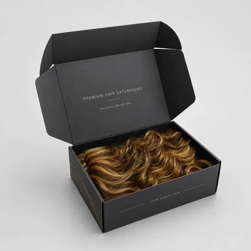 Custom Hair Extension Boxes Custom Hair Extension Boxes