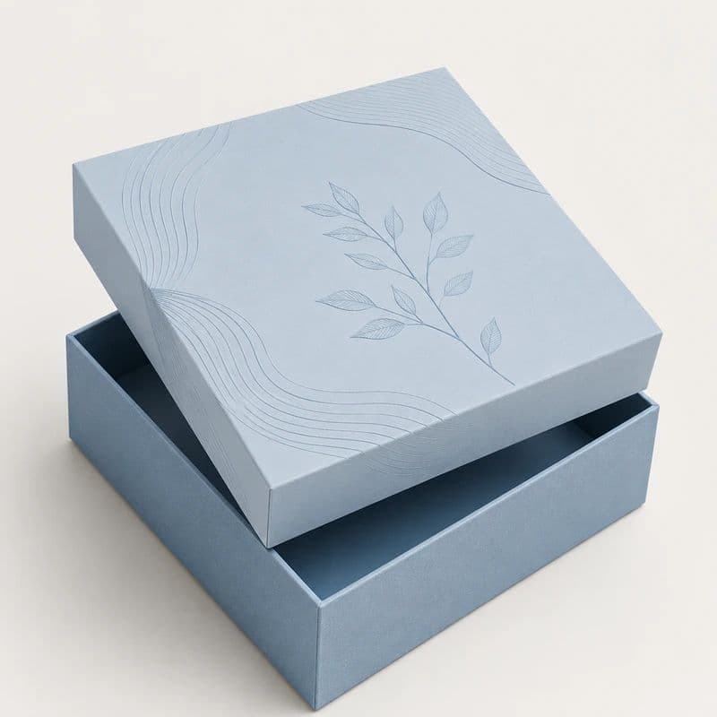 Cardboard Box with Lid backdrop blur preview Cardboard Box with Lid backdrop blur preview