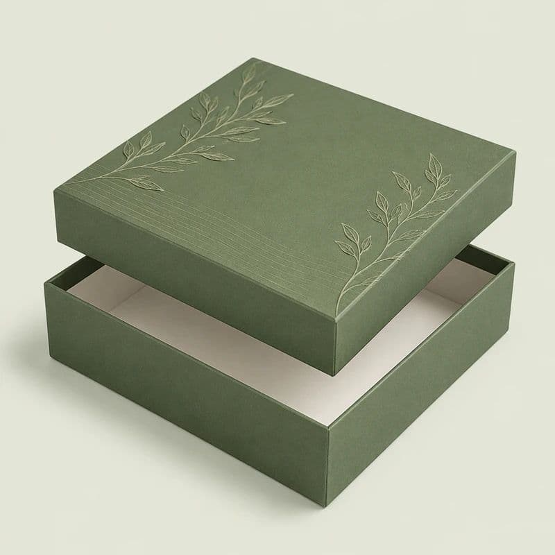 Cardboard Box with Lid backdrop blur preview Cardboard Box with Lid backdrop blur preview