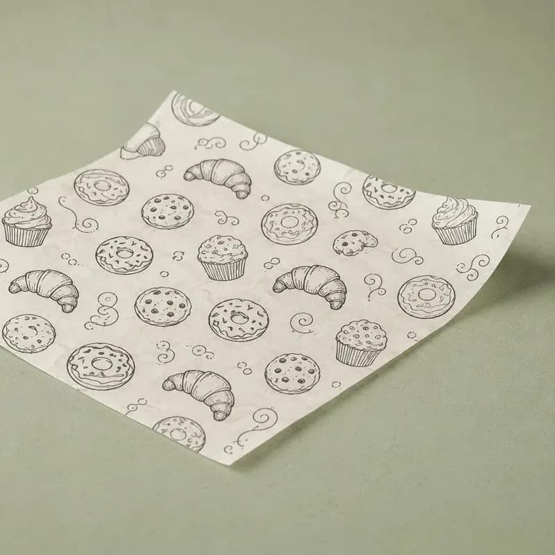 Custom Printed Wax Paper Custom Printed Wax Paper