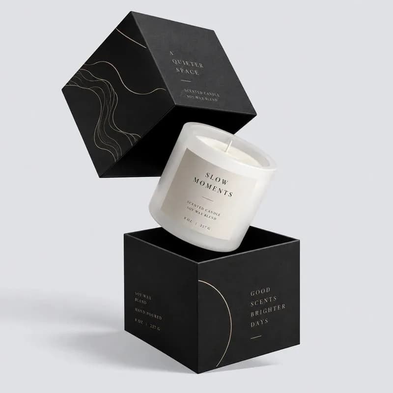 Two Piece Candle Boxes Two Piece Candle Boxes