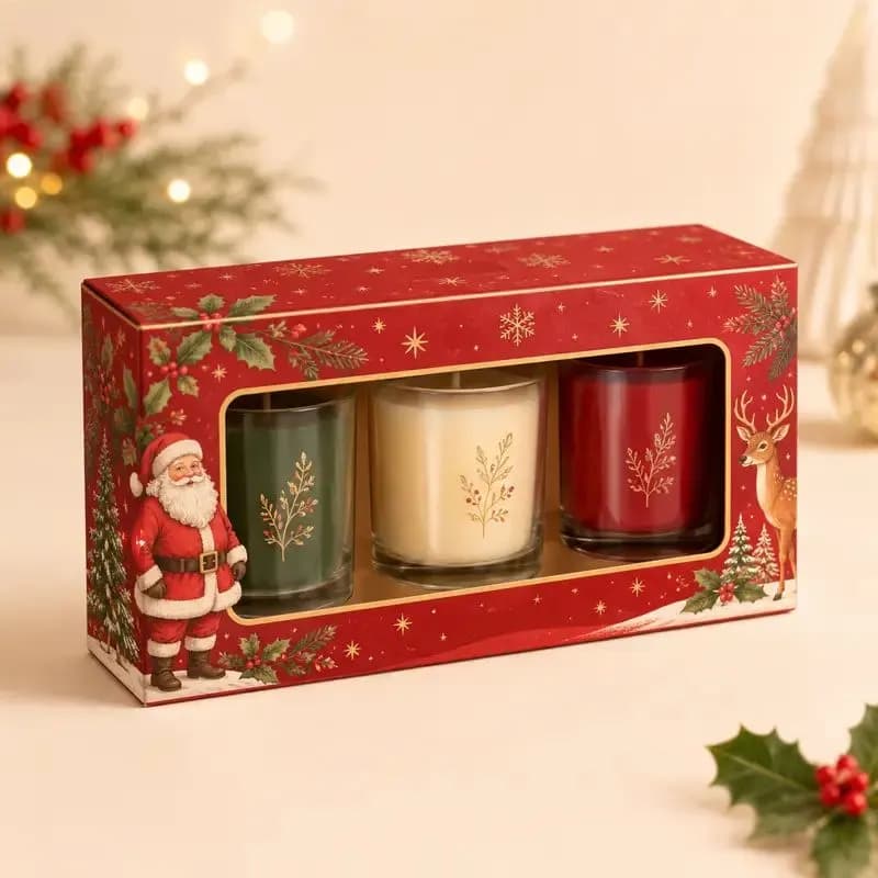 Christmas Candle Boxes Christmas Candle Boxes