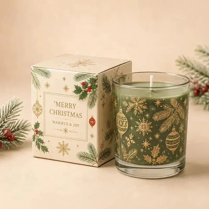 Luxury Christmas Candle Boxes Luxury Christmas Candle Boxes