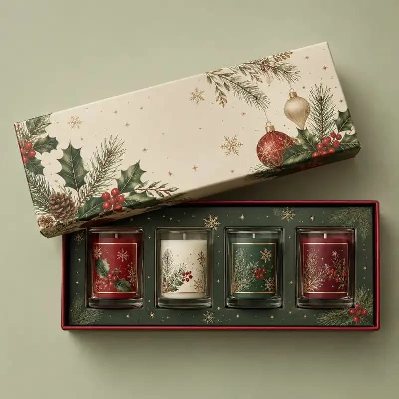 Holiday christmas candle gift sets Holiday christmas candle gift sets