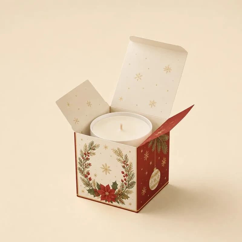 luxury christmas candle packaging luxury christmas candle packaging