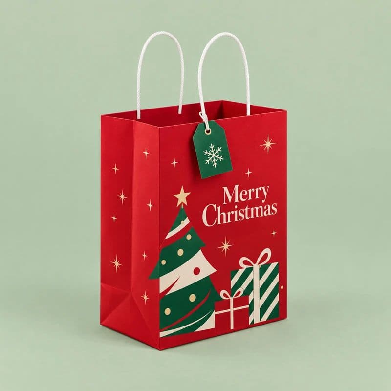Christmas Paper Bags backdrop blur preview Christmas Paper Bags backdrop blur preview