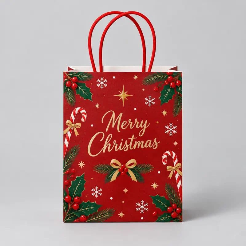 Christmas Paper Bags backdrop blur preview Christmas Paper Bags backdrop blur preview