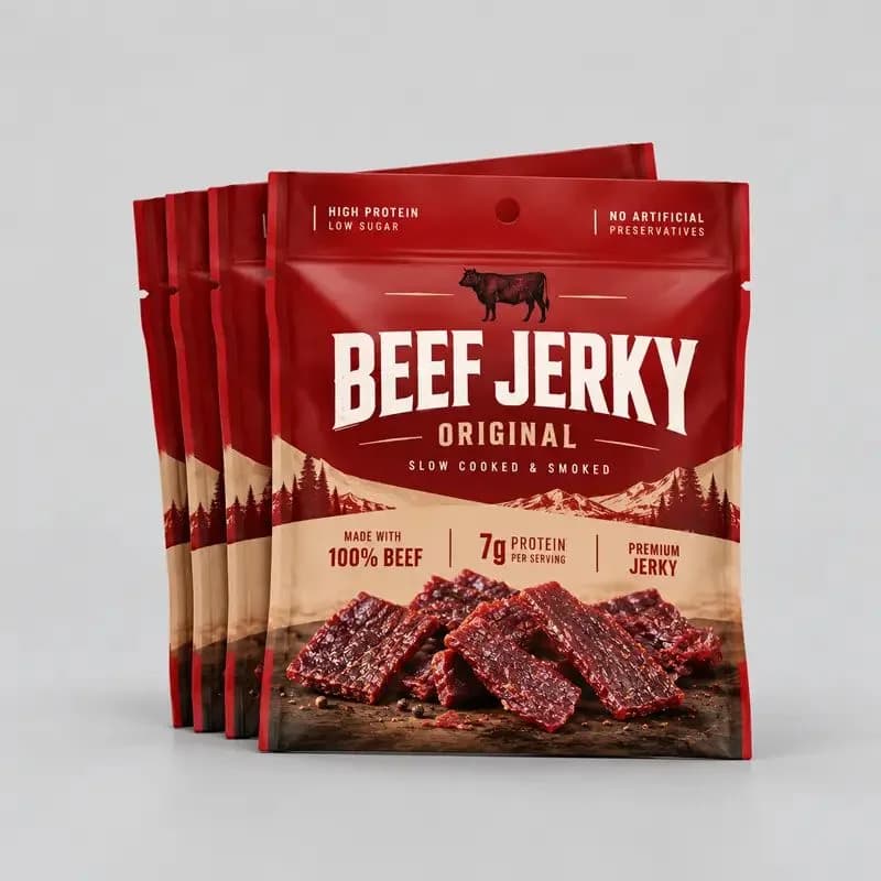 Custom Beef Jerky Bags Custom Beef Jerky Bags
