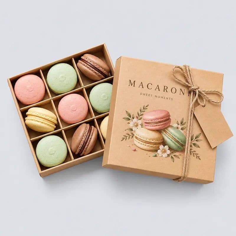 Custom macaron boxes