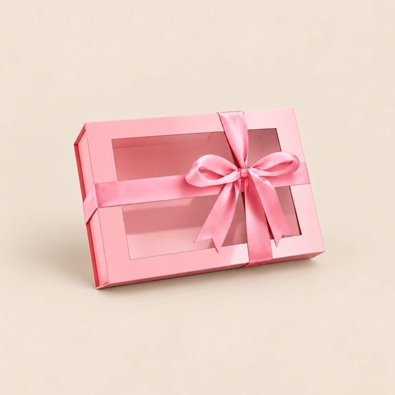Custom Window Gift Boxes backdrop blur preview