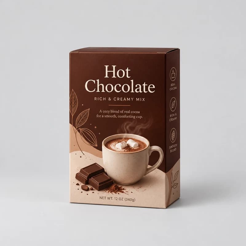 Custom Hot Chocolate Packaging Custom Hot Chocolate Packaging