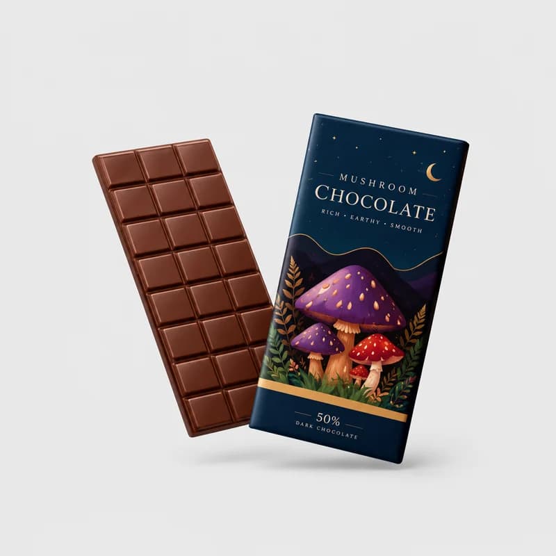 Mushroom Chocolate Bars Packaging packaging Mushroom Chocolate Bars Packaging packaging