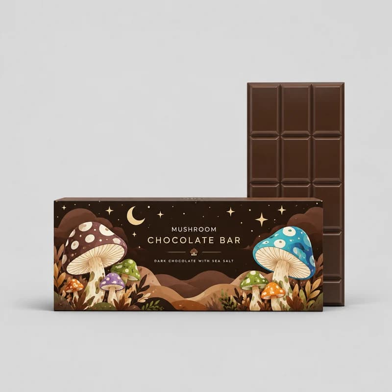 Mushroom Chocolate Bars Packaging packaging Mushroom Chocolate Bars Packaging packaging
