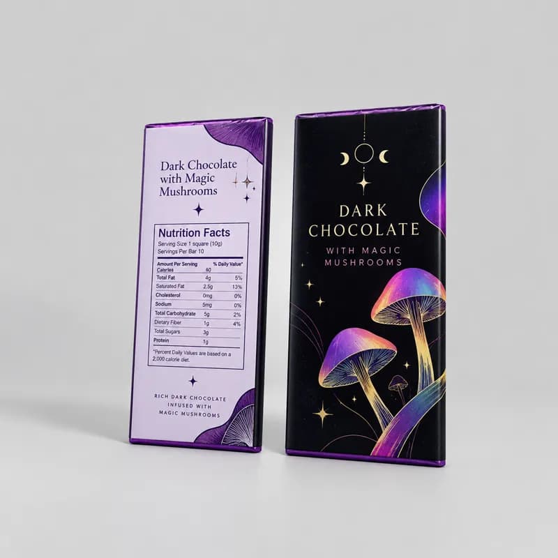 Mushroom Chocolate Bars Packaging packaging Mushroom Chocolate Bars Packaging packaging