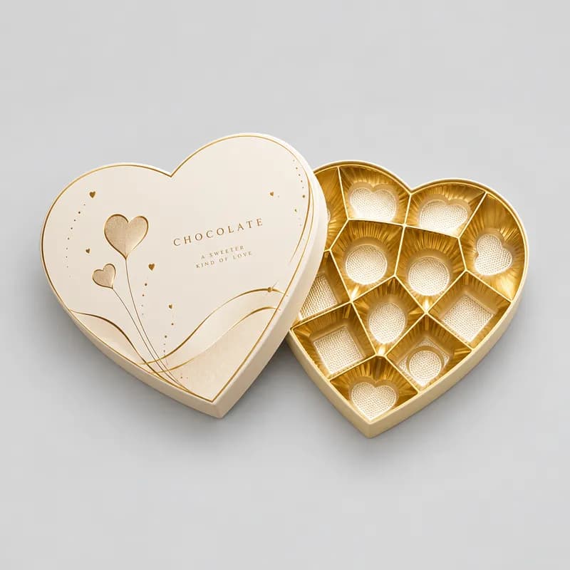 Empty Heart Chocolate Packaging Box Empty Heart Chocolate Packaging Box