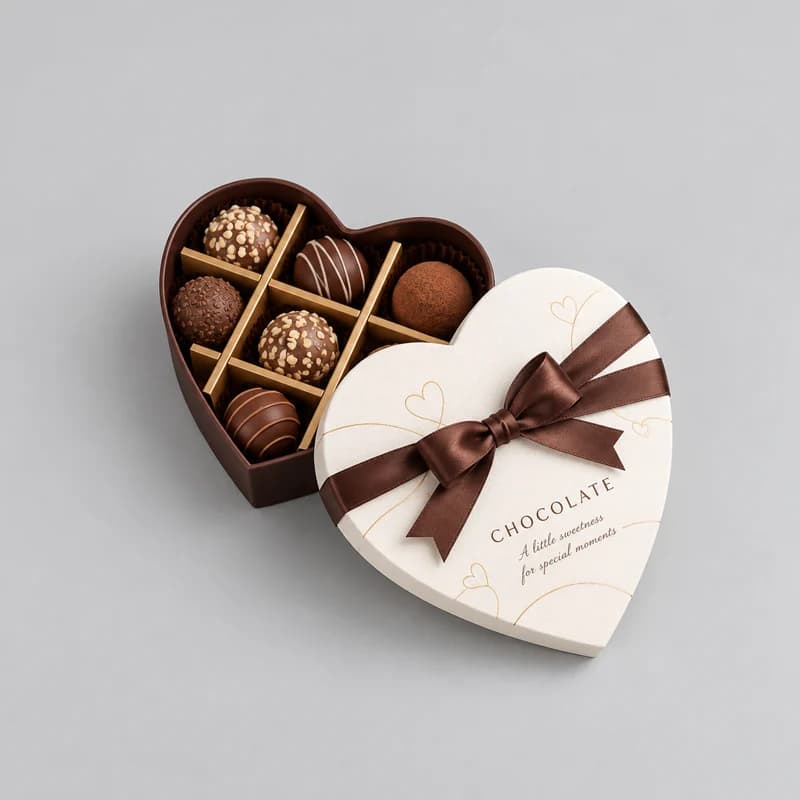 Heart Chocolate Boxes for Small Favours Heart Chocolate Boxes for Small Favours
