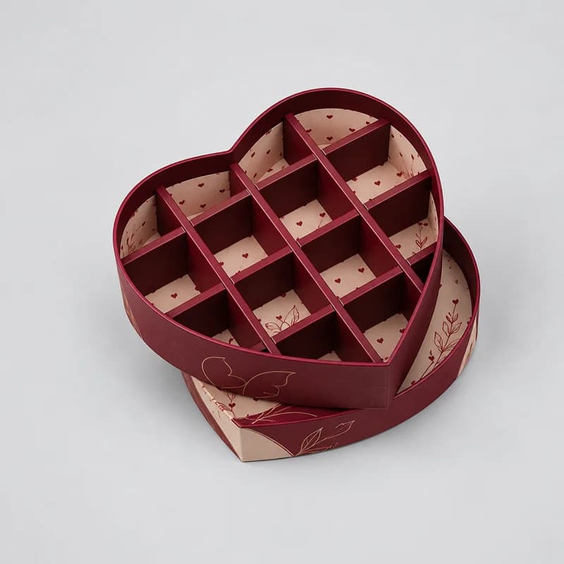 empty heart shaped chocolate box empty heart shaped chocolate box